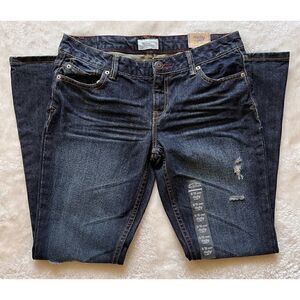NWT Aeropostale Hailey Flare Low Rise Slim Fit Jeans